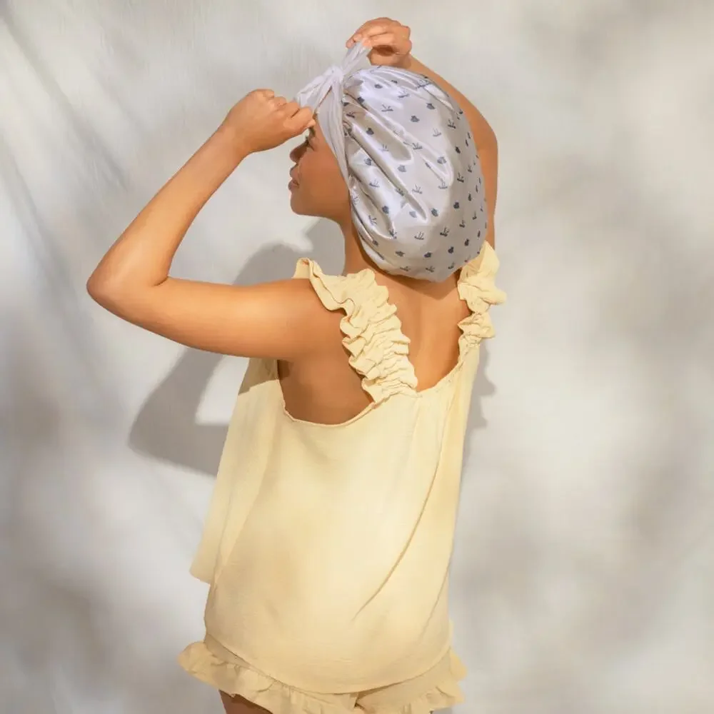 Kitsch Oversized Satin Bonnet NIB